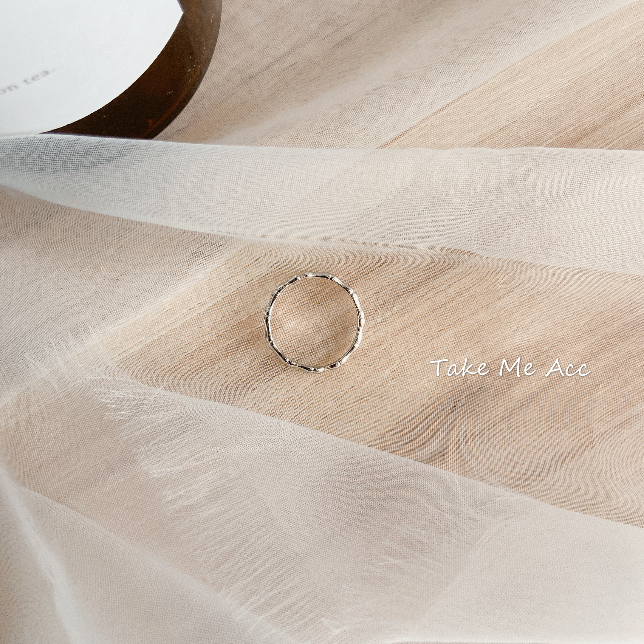 竹節｜純銀戒指