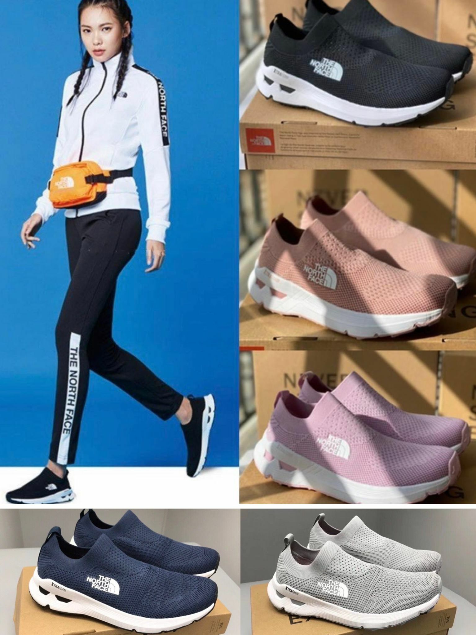 原單TNF運動抓地耐磨休閒鞋