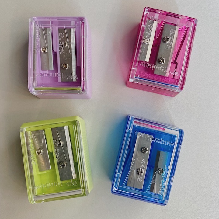 雙孔削筆器(鉛筆/色鉛筆專用)｜日本TOMBOW