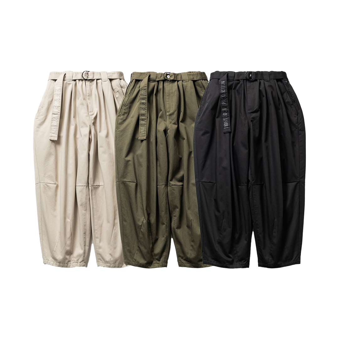 tightbooth HERRINGBONE BALLOON PANTS スラックス パンツ メンズ 大勧め