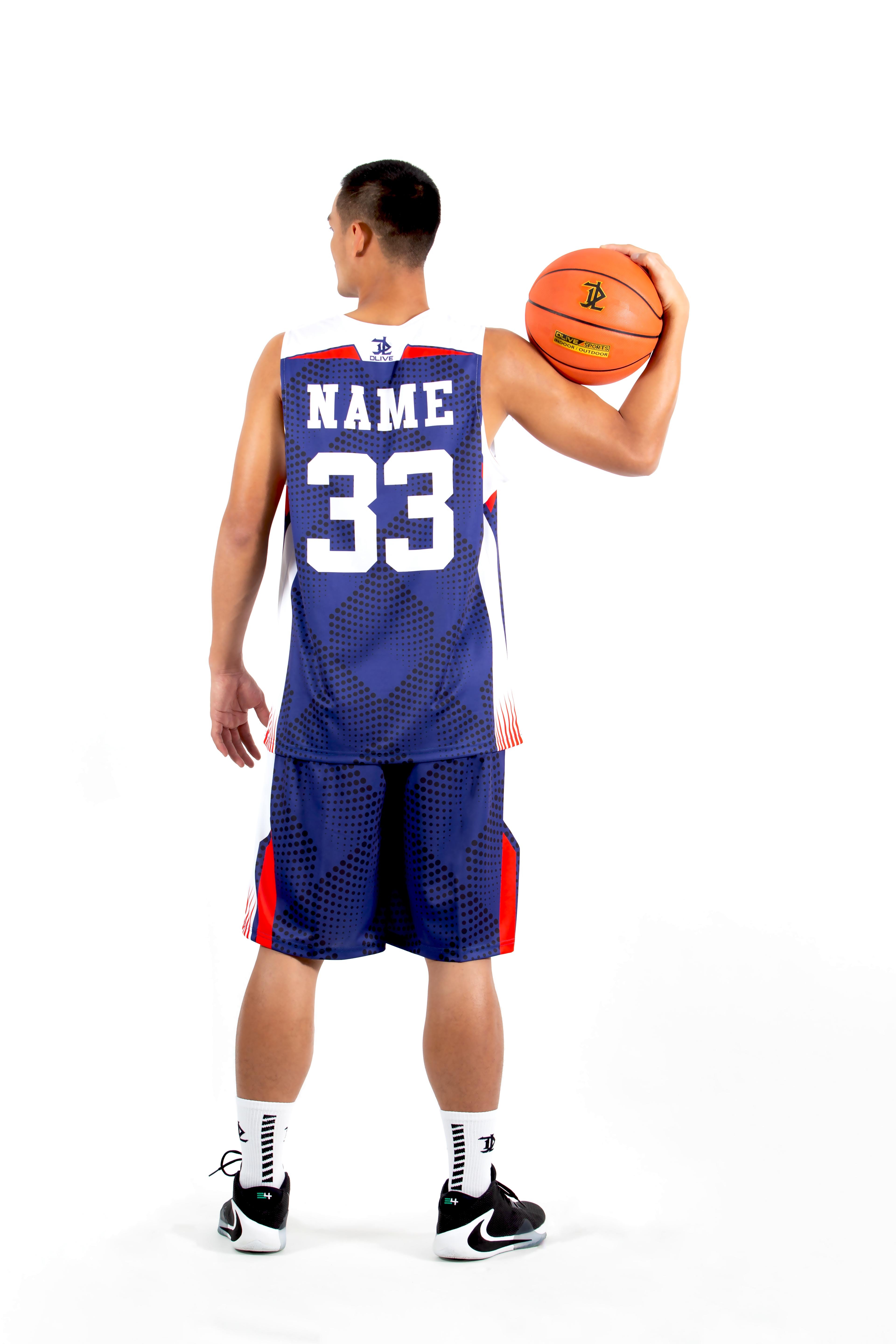 單面昇華V領籃球服 - 實況對戰