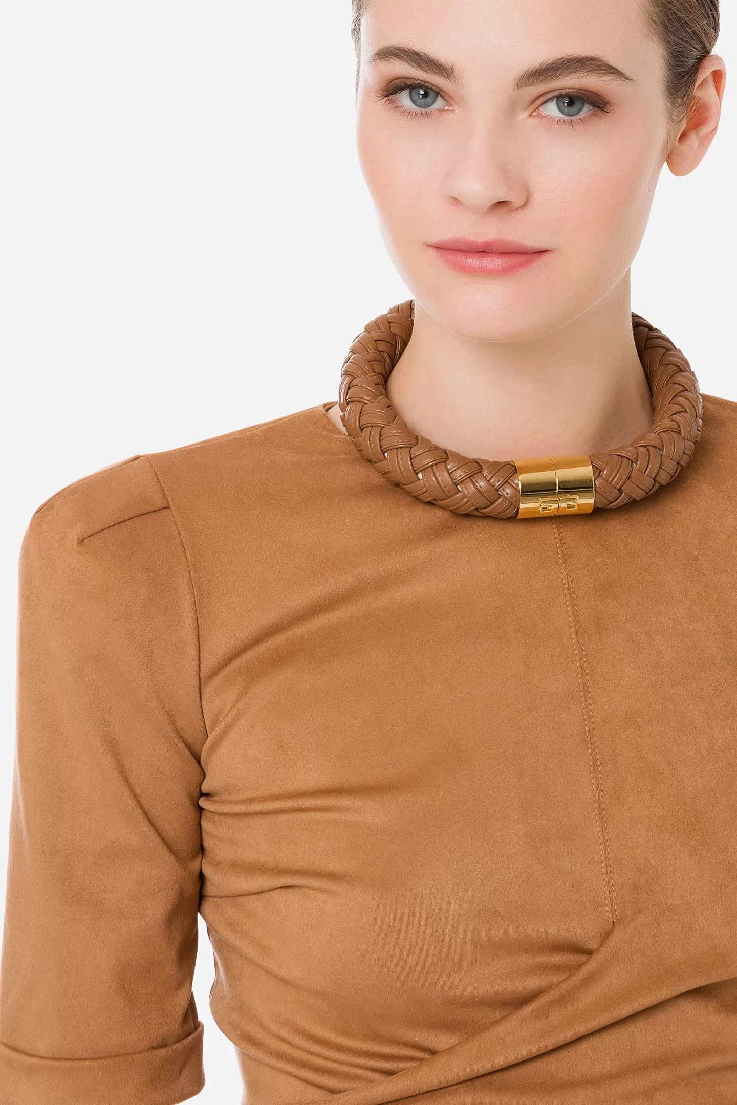 Elisabetta Franchi  人造皮革編織短項鍊