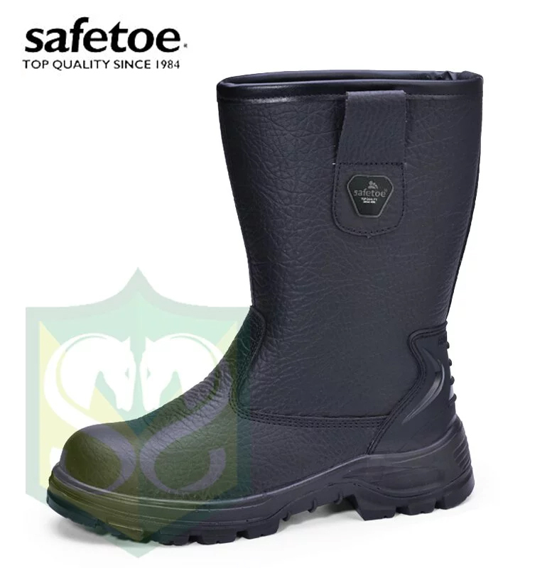 SAFETOES3 S3HQB H-9430 High Quality Embossed Cow Leather Waterproof Safety Shoes (S3 SRC)