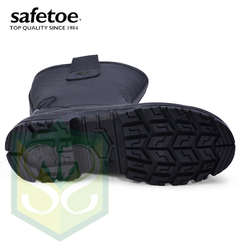 SAFETOES3 S3HQB H-9430 High Quality Embossed Cow Leather Waterproof Safety Shoes (S3 SRC)