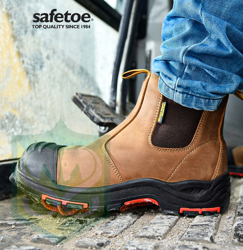 Safetoe S3BW M-8025NB Heavy Duty Safety Work Boots