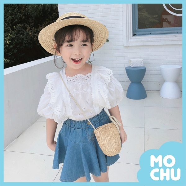 花邊上衣+半身裙套裝