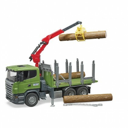 Bruder Scania R-Series Timber Truck With 3 Trunks BRU03524
