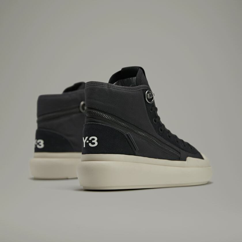 【 Y-3 AJATU COURT HIGH 頂級鞋款 - 黑 】