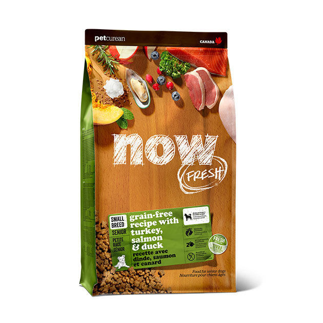 NOW - 鮮肉無穀-小型老犬/體控犬糧