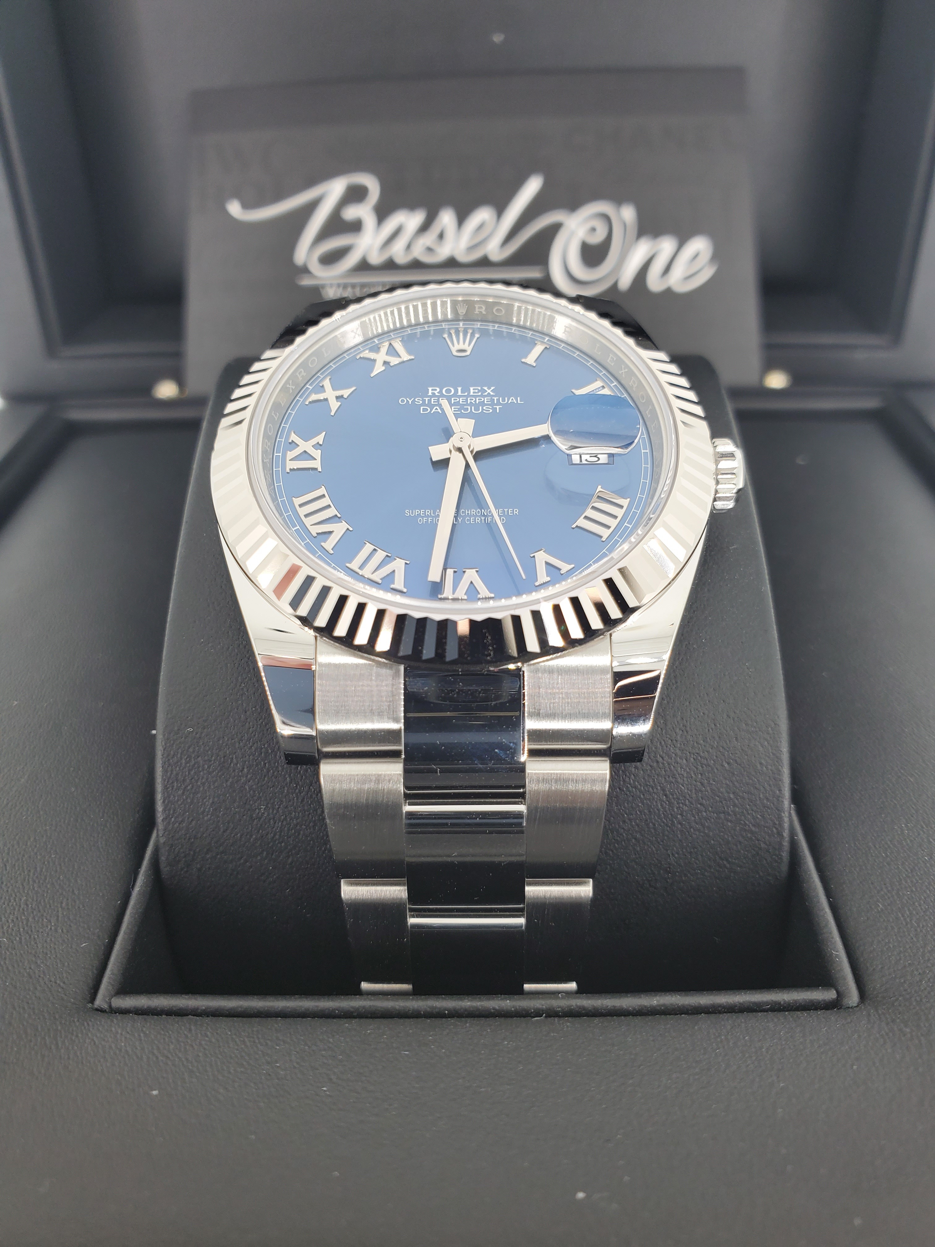 全新勞力士126334藍面羅馬字 Datejust 蠔式鋼41毫米腕錶