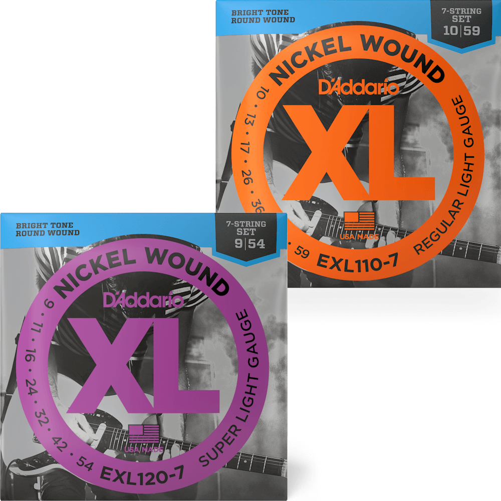 D'Addario Daddario EXL 系列 7弦 電吉他弦 — 三峽吉他 / Bass｜YA! 玩音樂