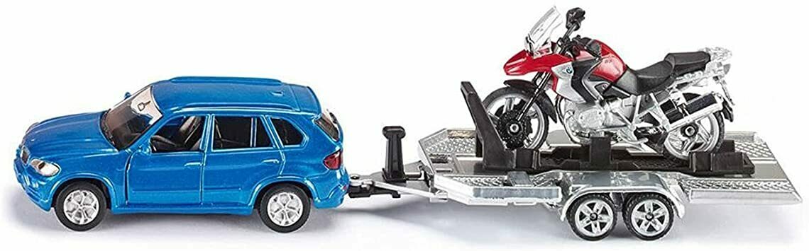 Siku CAR W TRAILER & MOTORBIKE, S2547