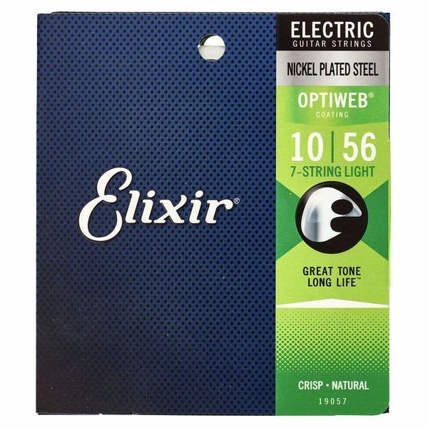 Elixir Elixir Optiweb 系列 7弦 電吉他弦 鍍鎳 覆極薄膜 — 三峽吉他 / Bass｜YA! 玩音樂