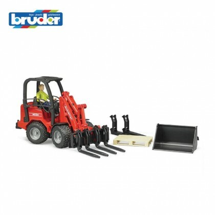 Bruder Schaffer Compact Loader 2034 With Figure And Accessories BRU02191