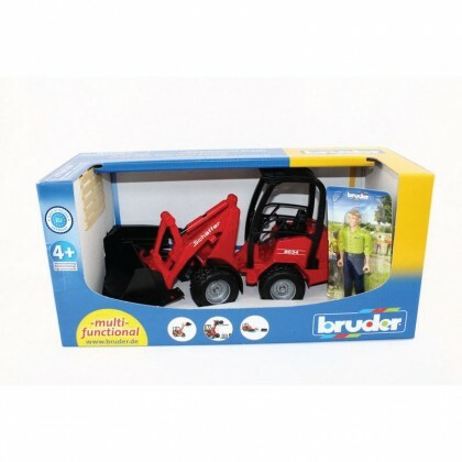 Bruder Schaffer Compact Loader 2034 With Figure And Accessories BRU02191