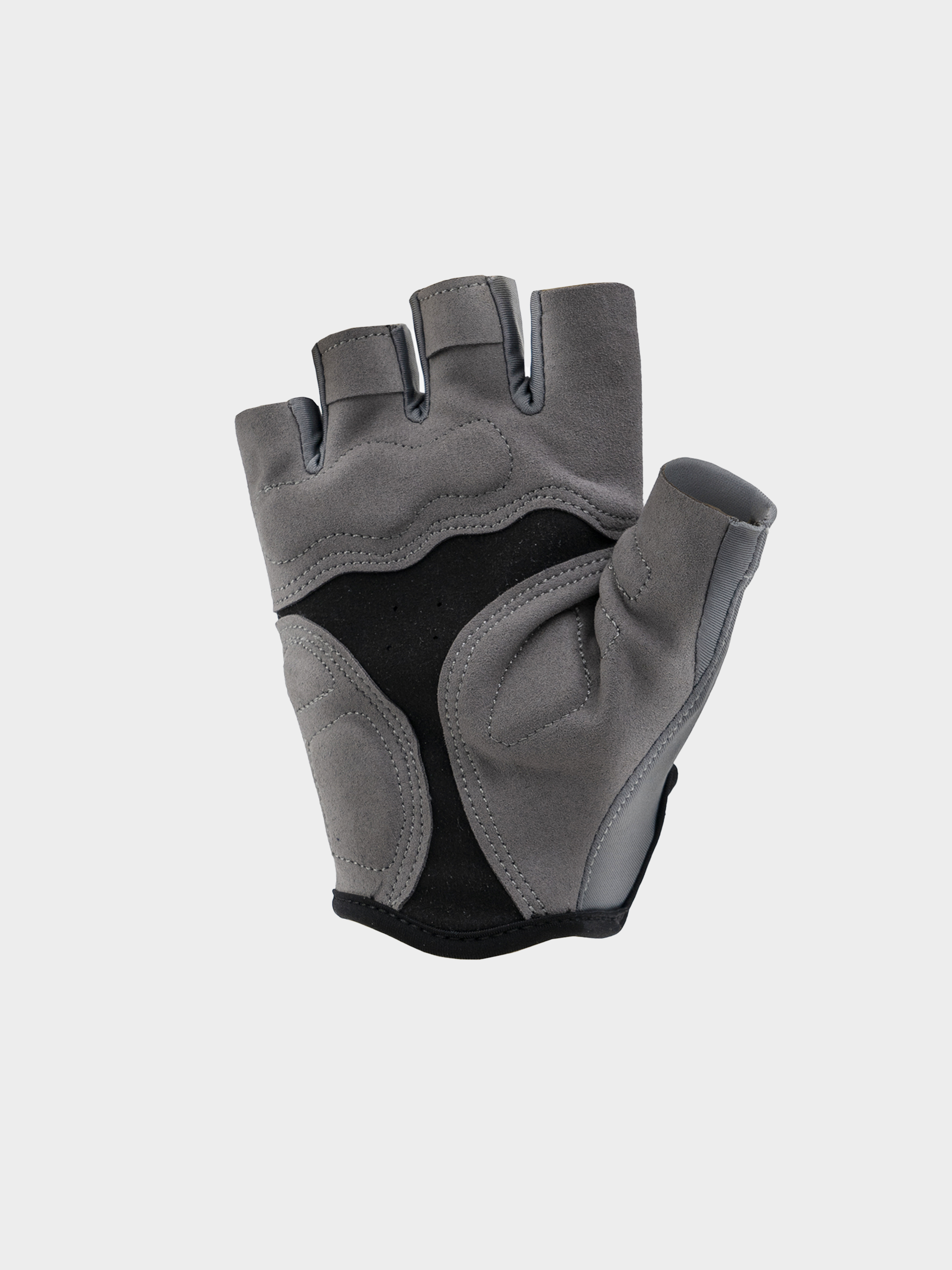 Patchwork Half Finger Light Pad Training Glove