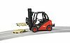 Bruder Linde Forklift H30D With 2 Pallets BRU02511