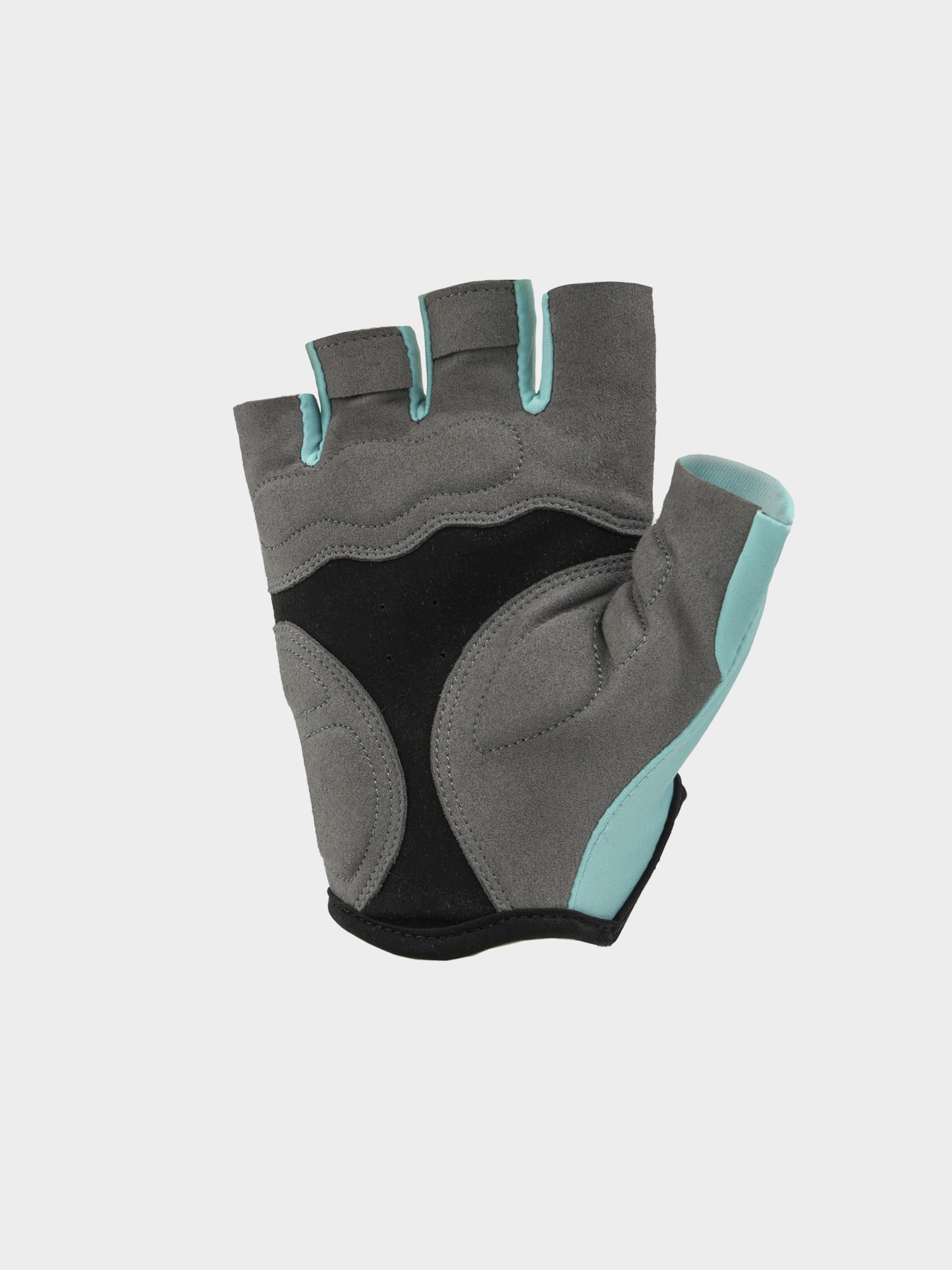 Patchwork Half Finger Light Pad Training Glove