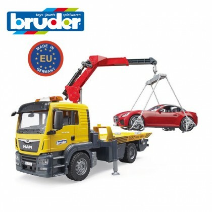 Bruder MAN TGS Tow Truck With Roadster BRU03750