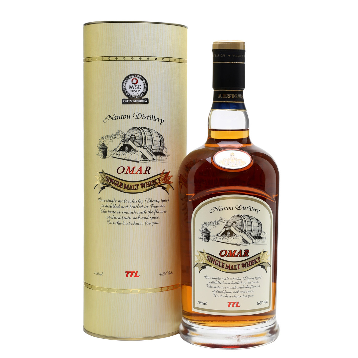 Omar 雪莉果乾單一麥芽威士忌 Omar Sherry Type Single Malt Whisky