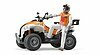 Bruder Quad Bike With Driver BRU63000