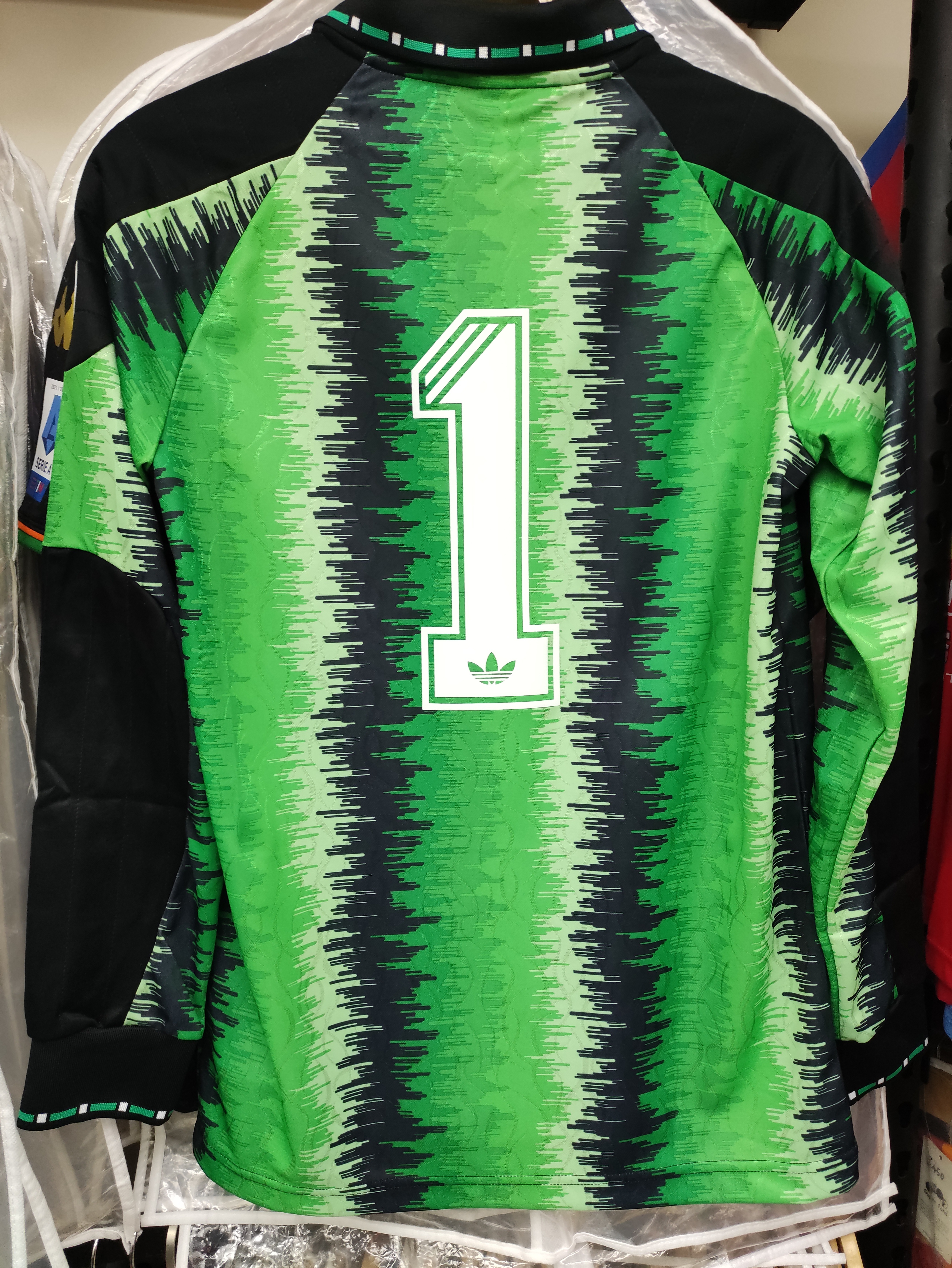 91-92曼聯復刻龍門舒米高長袖球衣