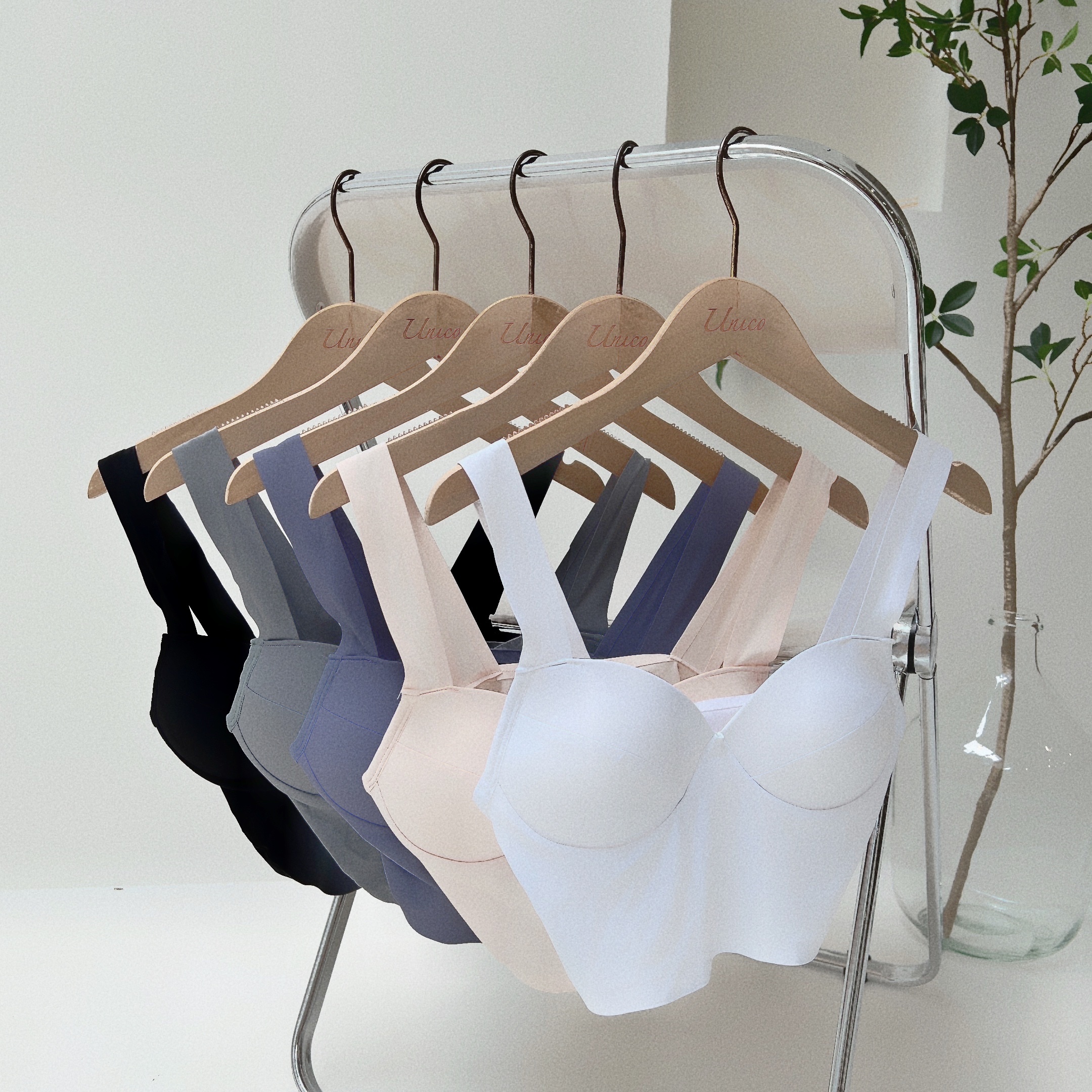 歐美馬甲冰絲胸墊背心/五色