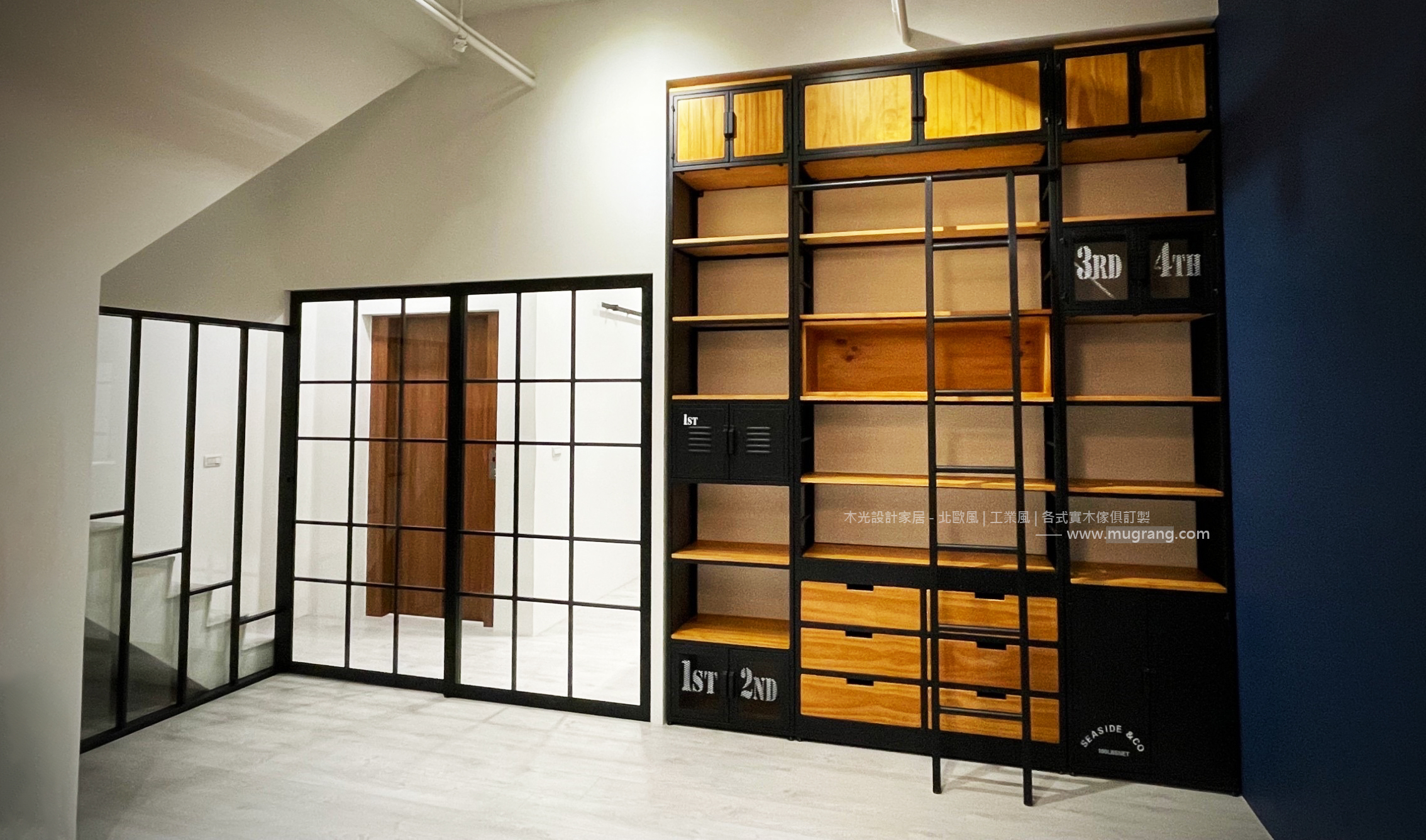 LOFT經典復古木門收納櫃架可訂製