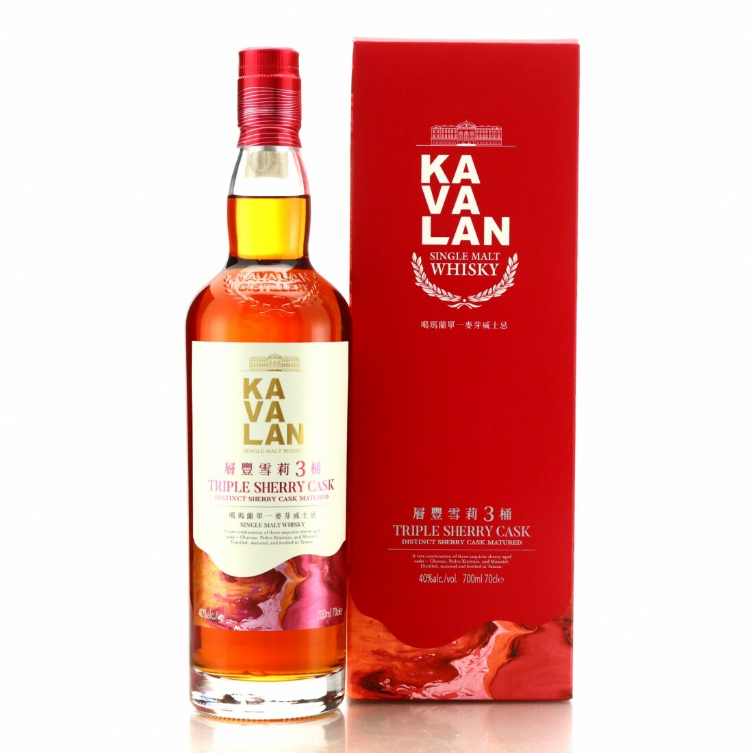 噶瑪蘭層豐雪莉3桶單一麥芽威士忌 Kavalan Triple Sherry Cask Single Malt Whisky