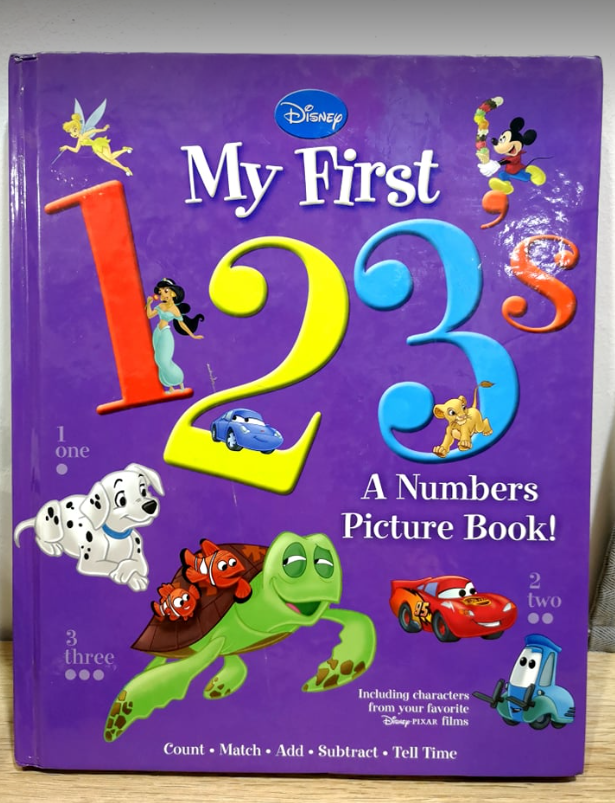 CS Disney My First 123's A Numbers Picture Book (Hardcover)