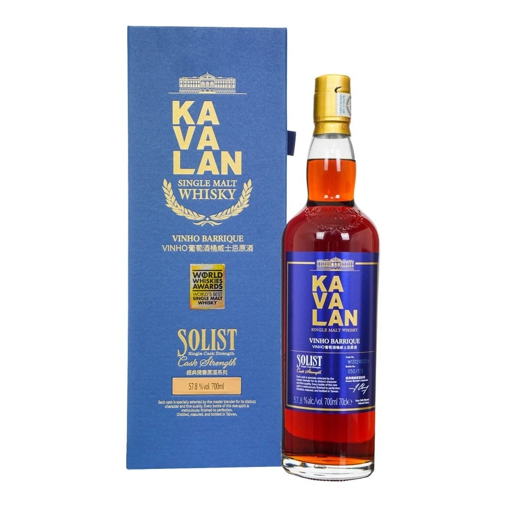 噶瑪蘭經典獨奏Vinho葡萄酒桶原酒單一麥芽威士忌 Kavalan Solist Vinho Barrique Single Cask Strength Single Malt Whisky