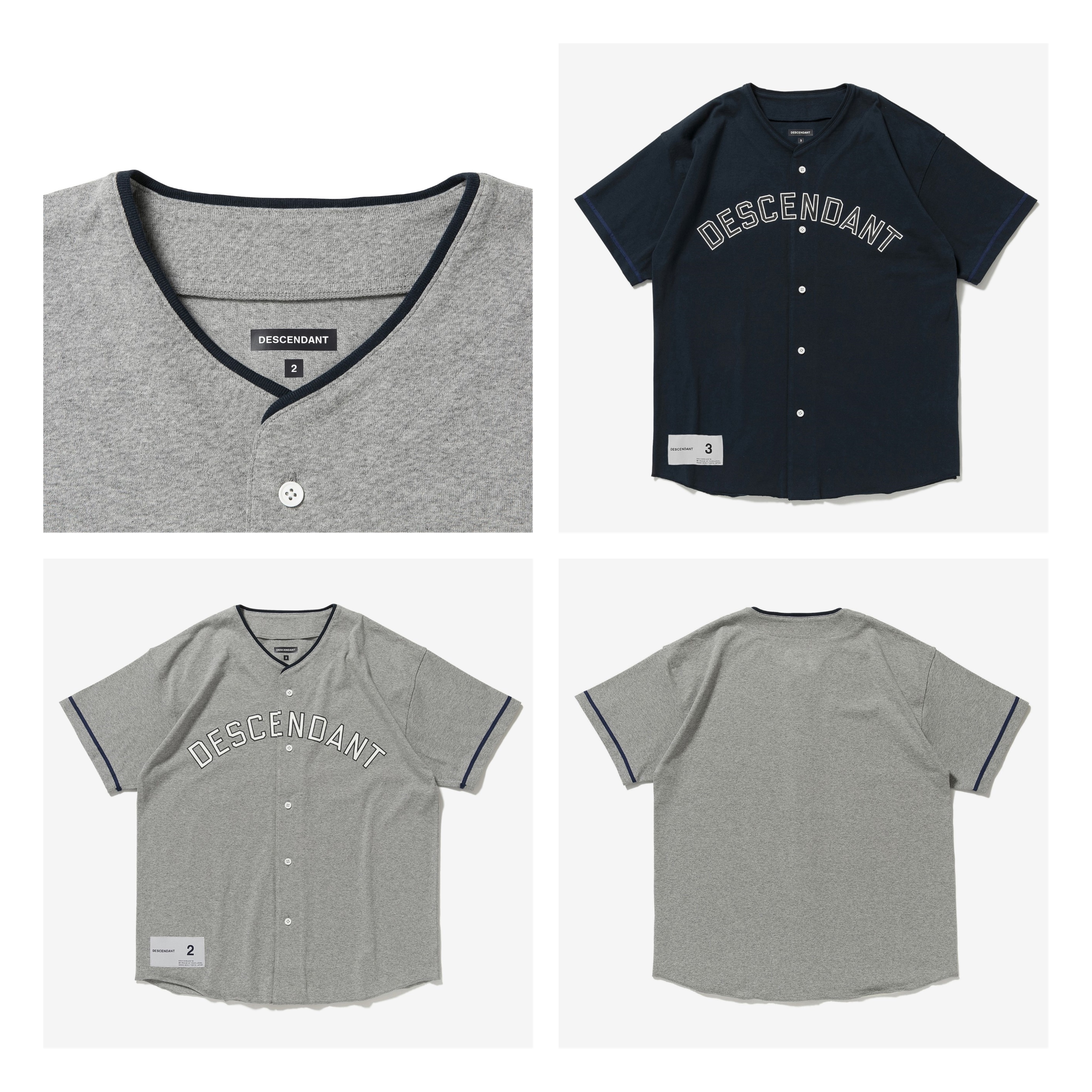 2022SS DESCENDANT BEARS SS DCDT LOGO 棒球衫 短T 現貨