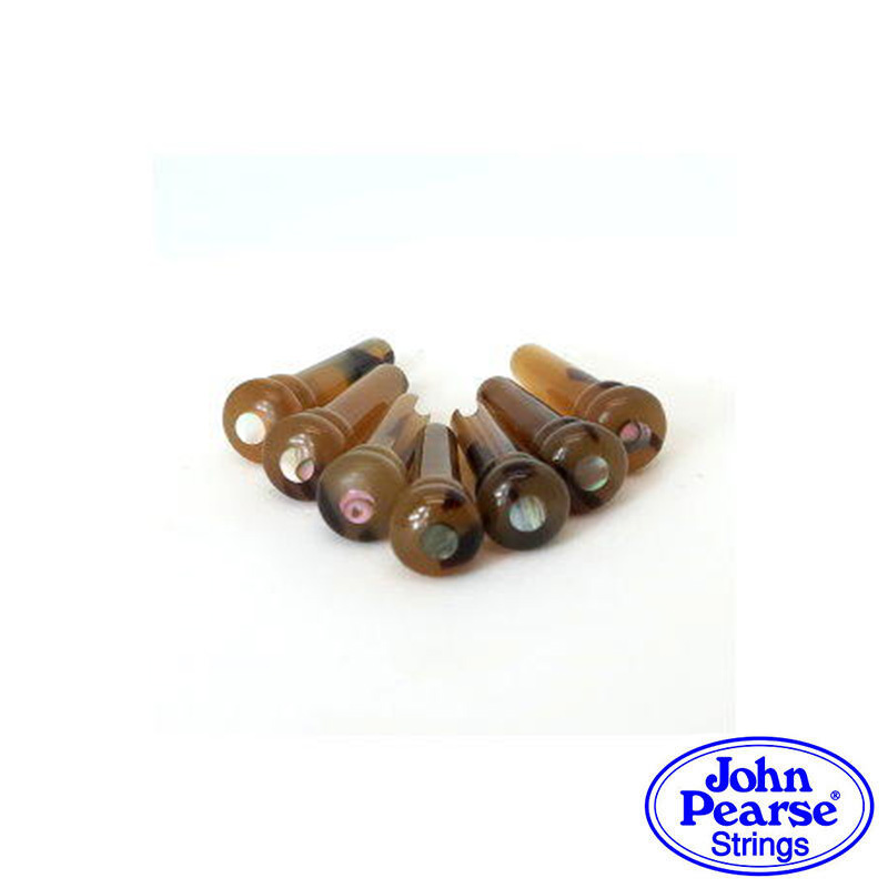 美製 John Pearse JPOP-PIN-TA 人工玳瑁鑲貝 木吉他 止弦釘
