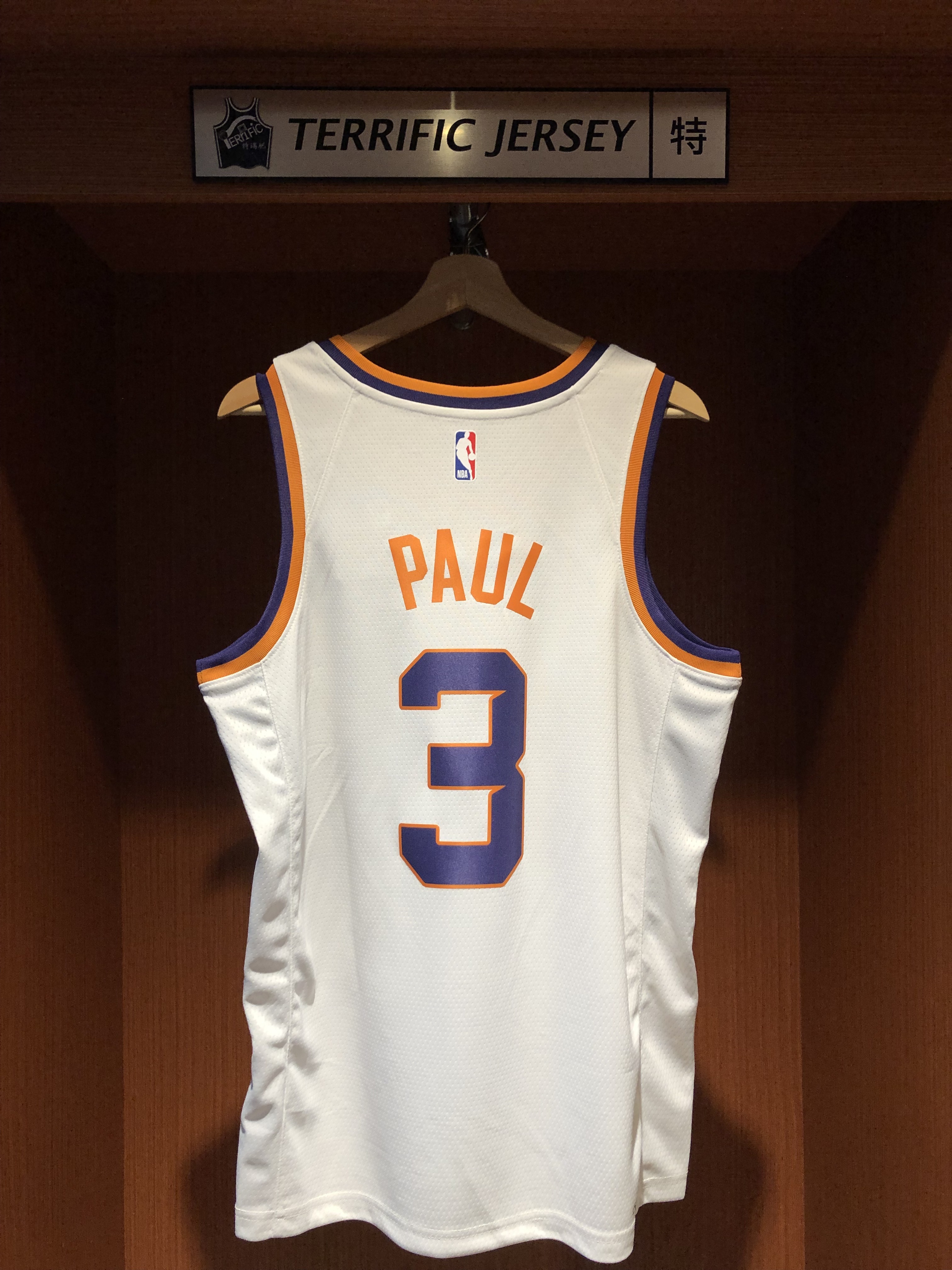 NBA球衣 Chris Paul 鳳凰城太陽白 Association Nike Swingman 球迷版 熱轉印 全新