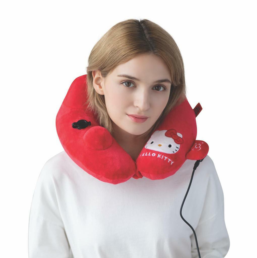 Hello Kitty專利按壓式充氣按摩枕