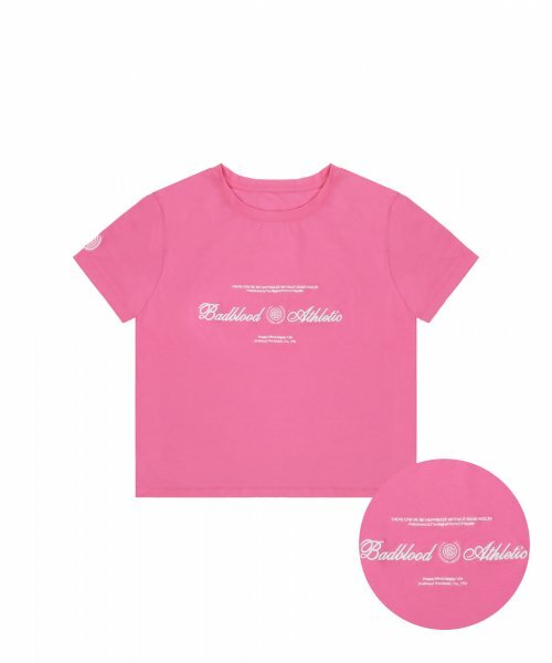 BADBLOOD Laurel Classic Baby 粉紅色 短袖 短T at-tee22-059
