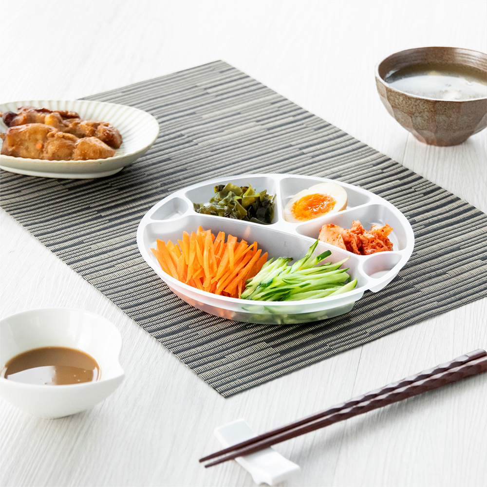 圓植纖碗分隔內襯 四分格