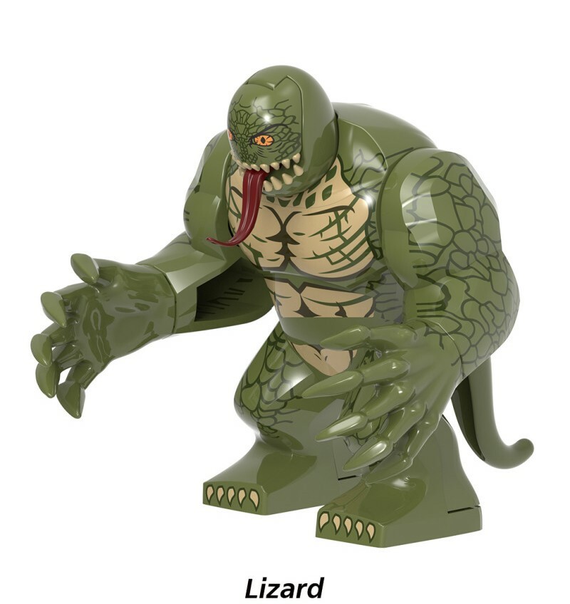 Lizard Custom DC SuperHeroes Minifigures Toy Mini figure Fit Lego XH1828