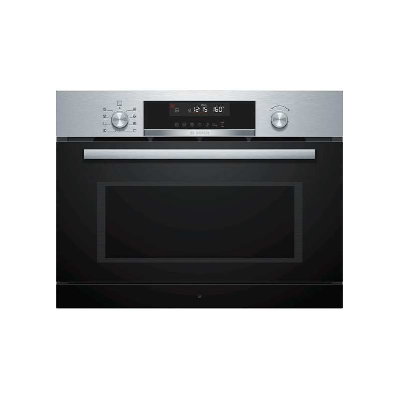 【結帳現折】BOSCH博世 6系列 精巧型嵌入式微波蒸烤爐 經典銀 CPA565GS1N