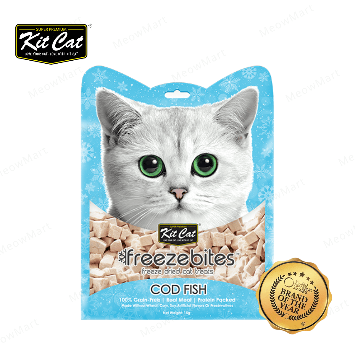 Kit Cat 低溫凍乾小食 (鱈魚) 15g