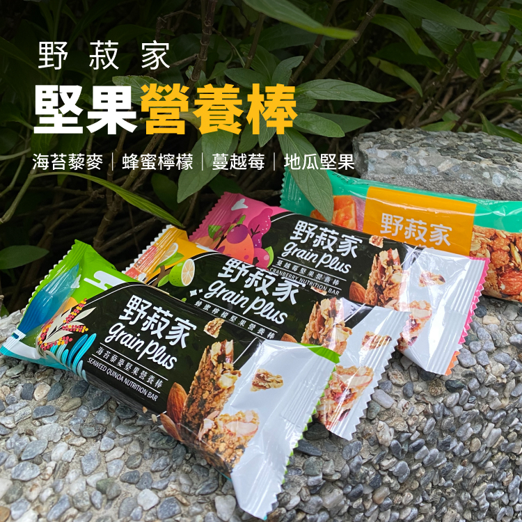 新口味上市！野菽家營養棒 四種口味可選（單支入）