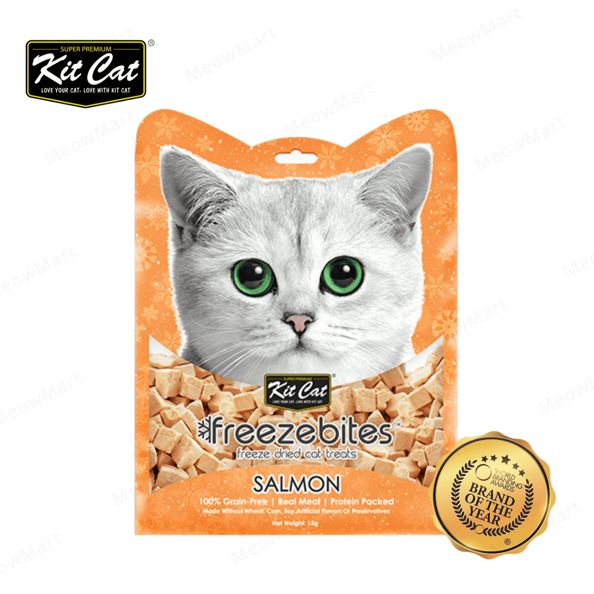 Kit Cat 低溫凍乾小食 (三文魚) 15g