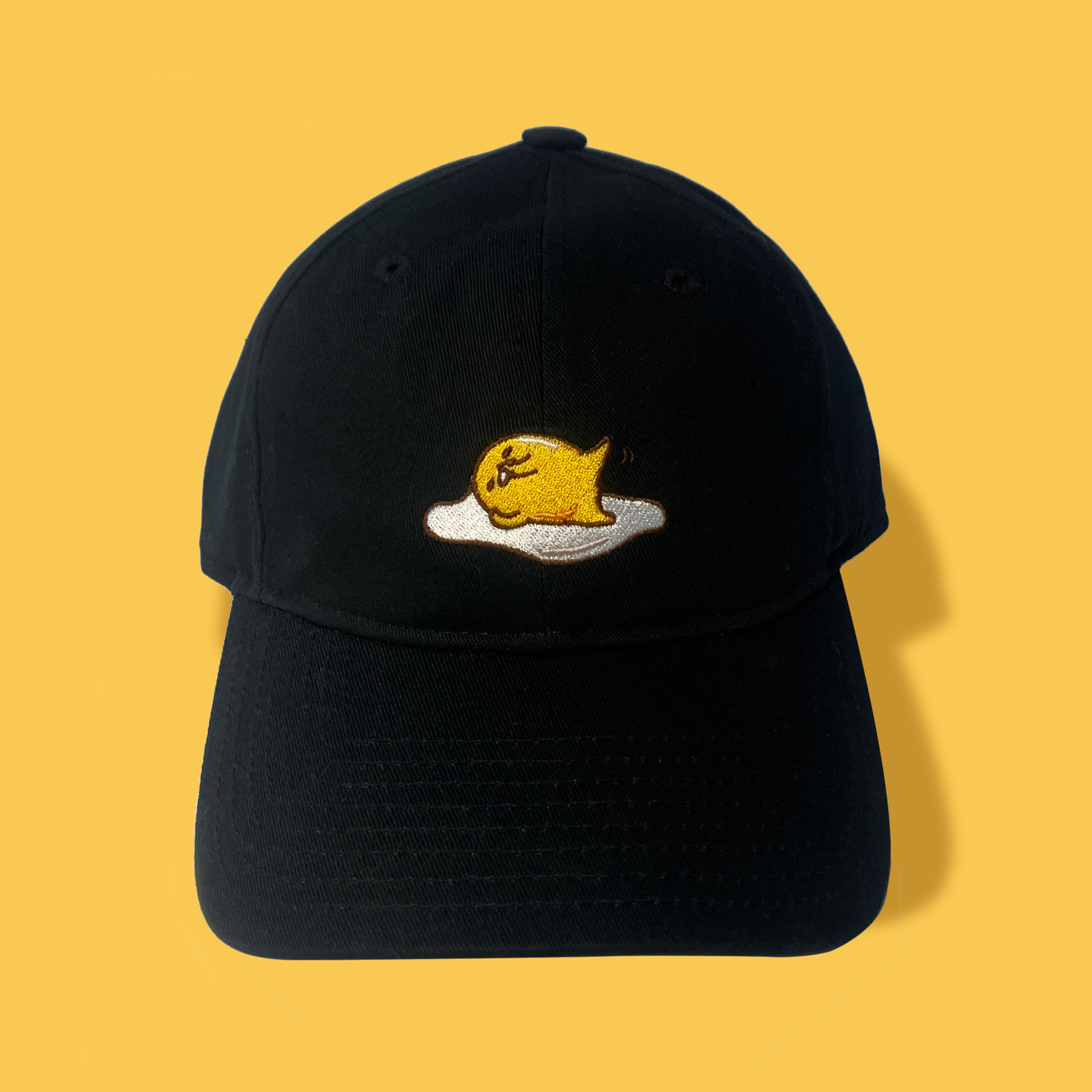 蛋黃哥-帽子-慵懶款-黑