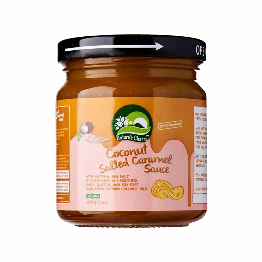Nature's Charm Coconut Salted Caramel Sauce 200ml(Vegan
