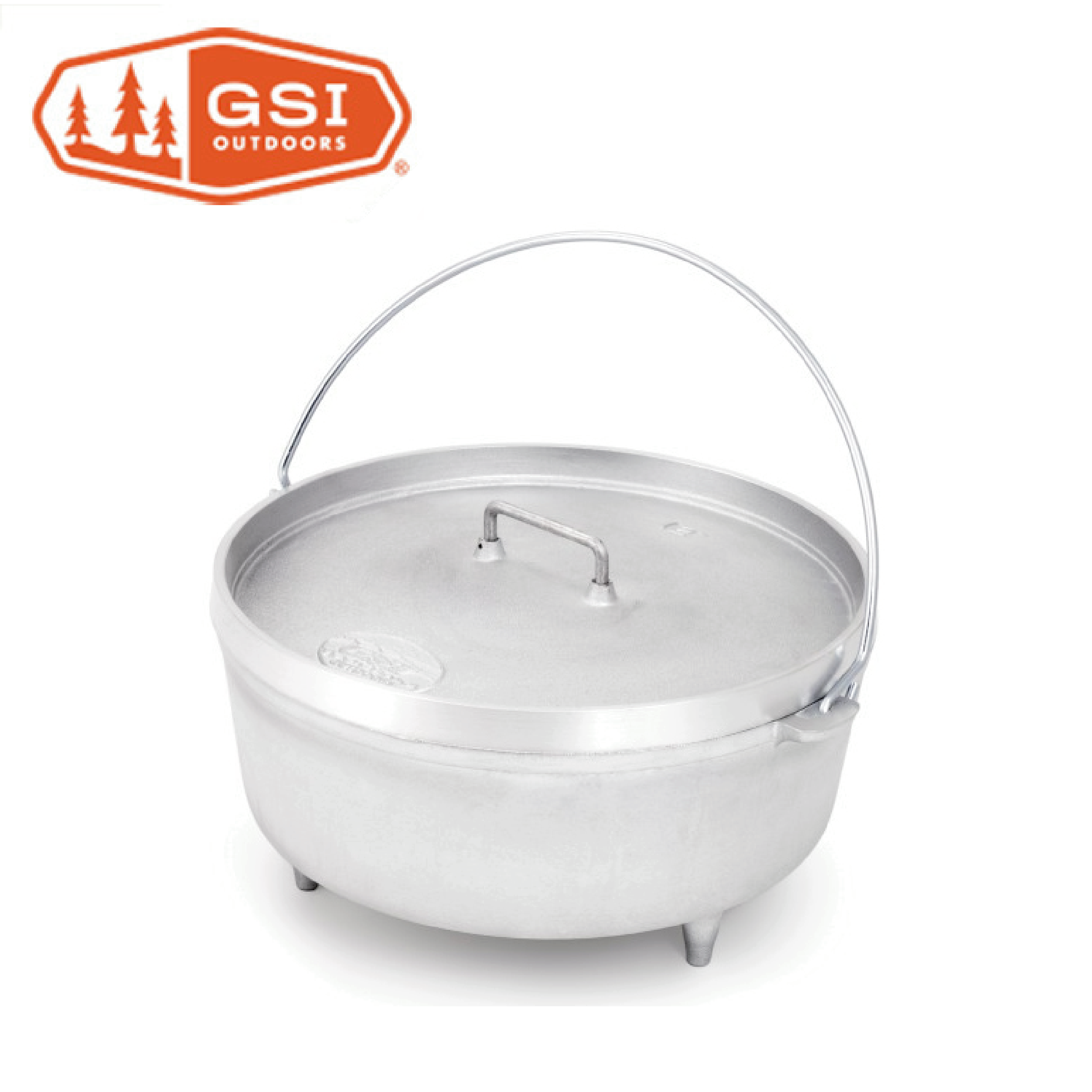 【絕版品】美國 GSI 14吋鋁製荷蘭鍋  重量輕/高導熱/無鏽蝕/適合烤肉/BBQ/營火/居家/露營/野營 51I40714