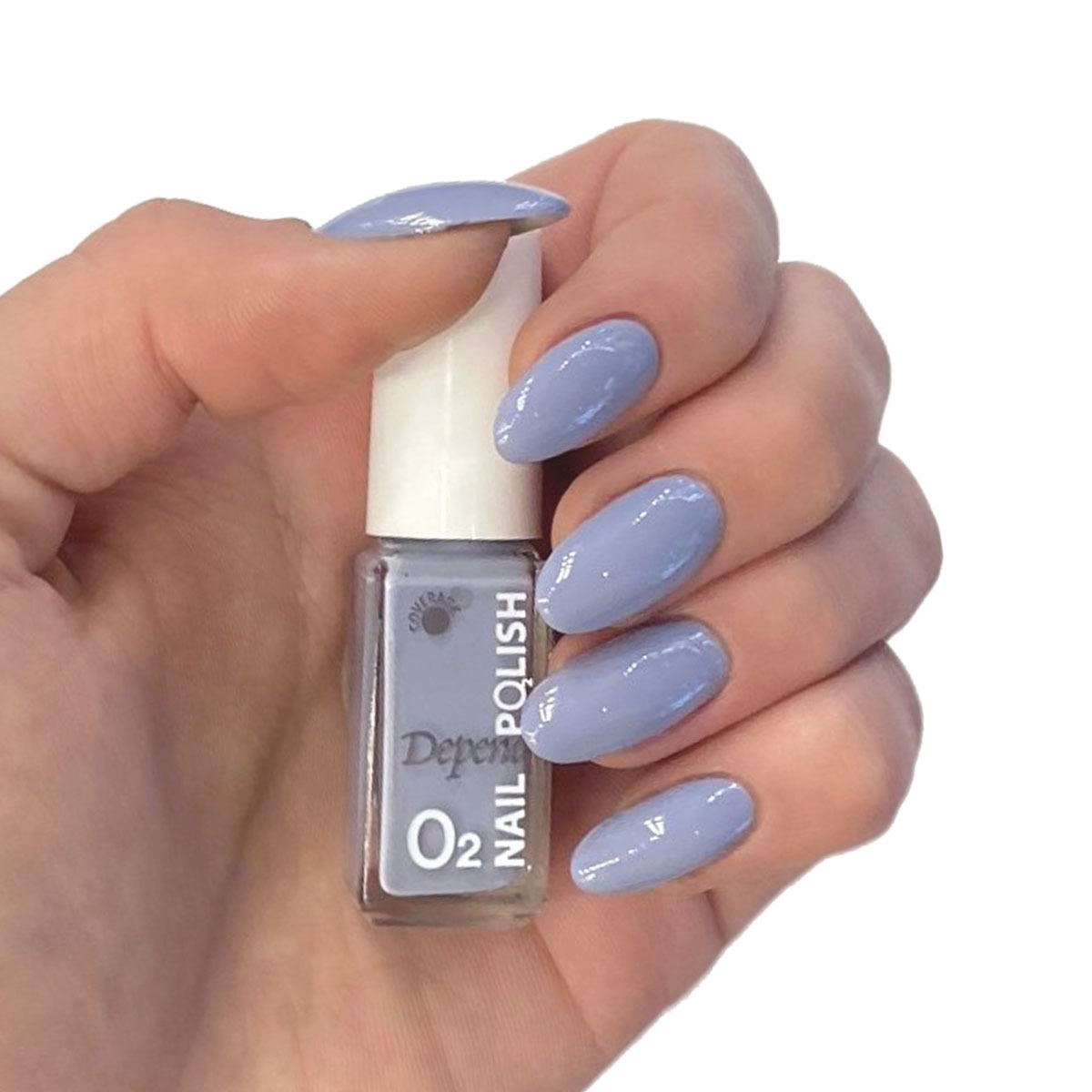 O2 甲油 688 薰衣草馬卡龍灰調淡紫藍色 (不透明）