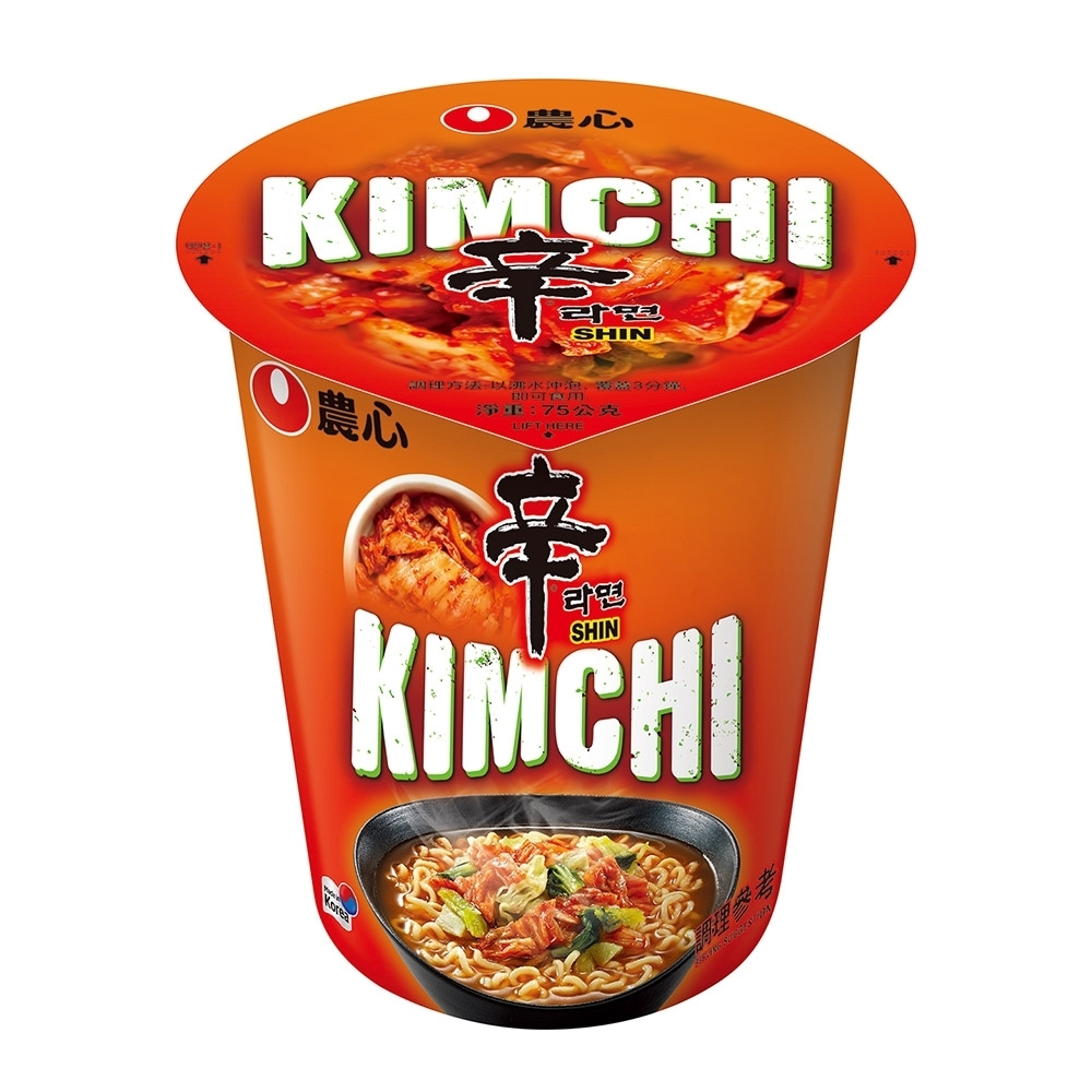 【農心】辛辣白菜風味杯麵75g