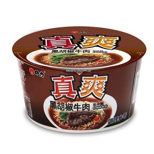 【維力】真爽黑胡椒牛肉碗麵90g