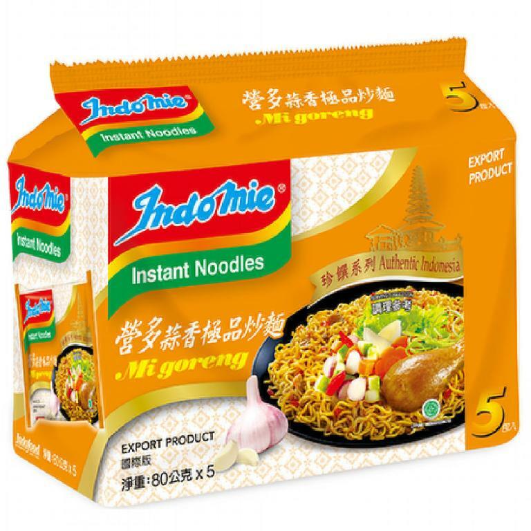【營多】印尼珍饌蒜香極品炒麵400g  (5入袋)