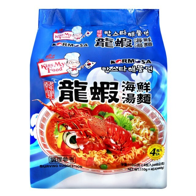 【韓寶】龍蝦海鮮湯麵110g (4入/袋)